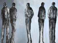 Les hommes et les autres <br>100x140x3 cm<br>39.4”x55”x1.2”