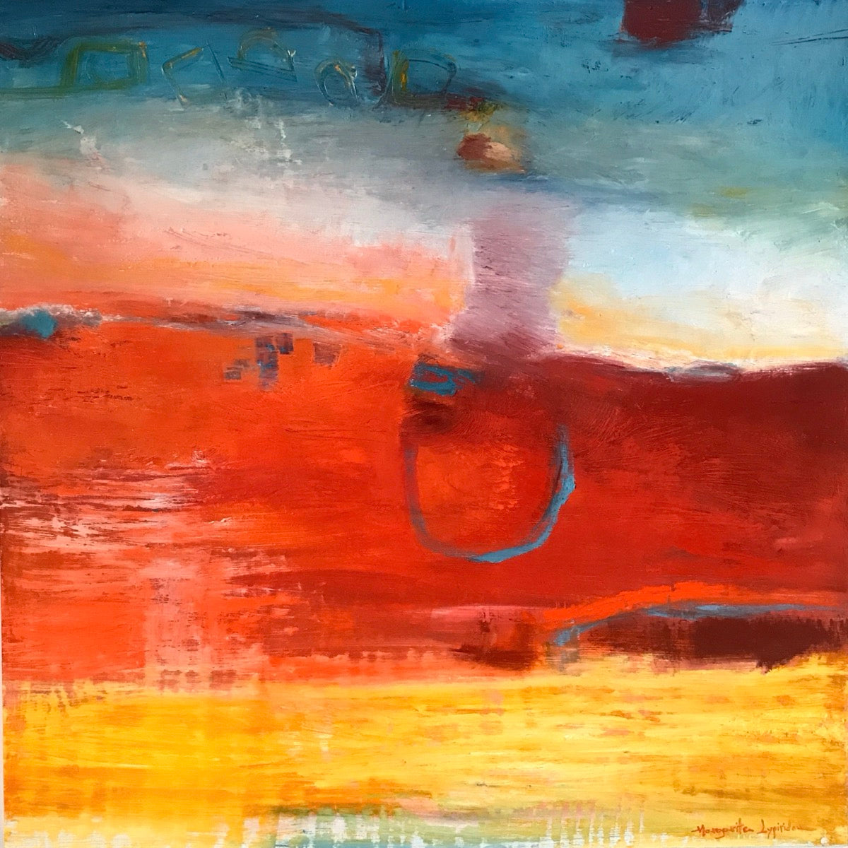 Let It Be<br>76.2x76.2x3.8cm<br>30”x30”x1.5”