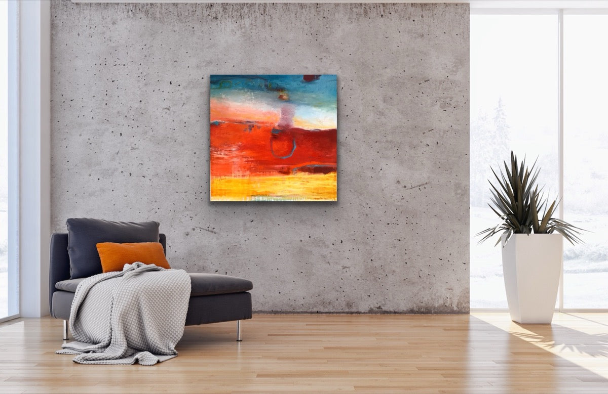 Let It Be<br>76.2x76.2x3.8cm<br>30”x30”x1.5”