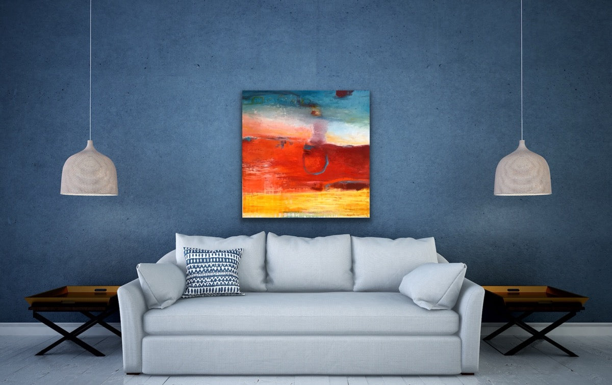 Let It Be<br>76.2x76.2x3.8cm<br>30”x30”x1.5”