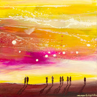 Let’s Dance <br>25x25x3 cm<br>9.8”x9.8”x1.2"