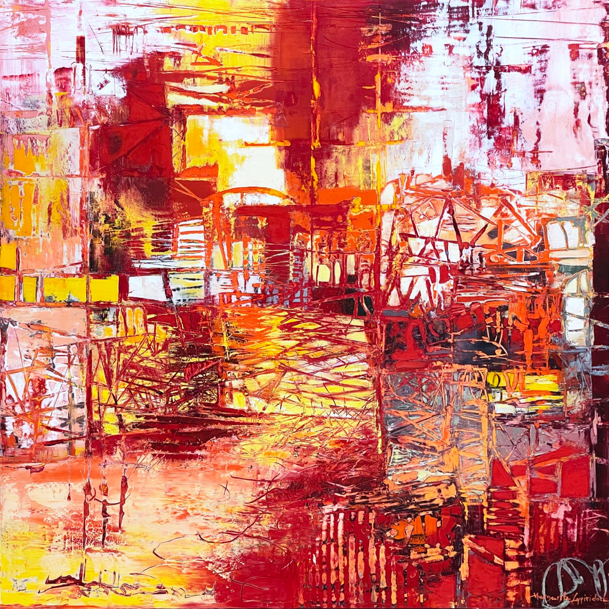 Levels Of Existence <br>76x76x3 cm<br>30"x30"x0.8"