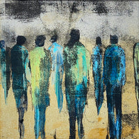 Looking Out <br>14x14 cm, 25x25 cm with mat<br>5.5”x5.5”, 9.8`’x9.8” with mat