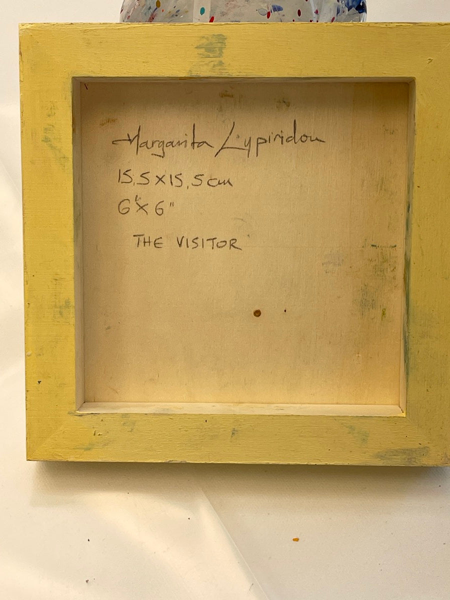 The Visitor <br>15.5x15.5x2.5 cm<br>6.1”x6.1”x1”