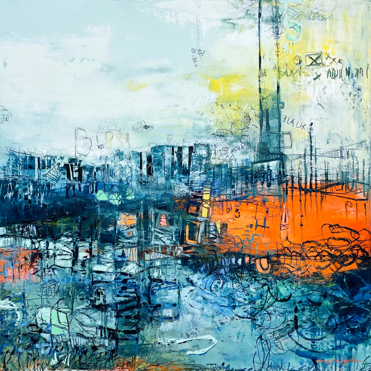 Mind Matter<br>110x110x2.5cm<br>43.3”x43.3”x1”