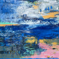 Ocean Breeze <br>40x40x3 cm<br>15.7”x15.7”x1.2”