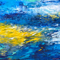 On An Impulse <br>76x76x3 cm<br>30”x30”x1.2"