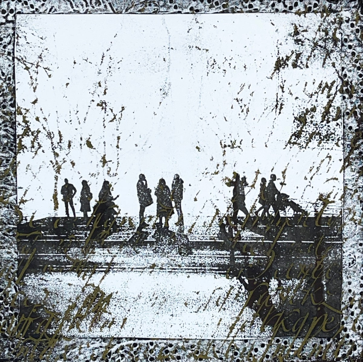 Promenade Walk <br>14x14 cm, 25x25 cm with mat<br>5.5”x5.5”, 9.8`’x9.8” with mat