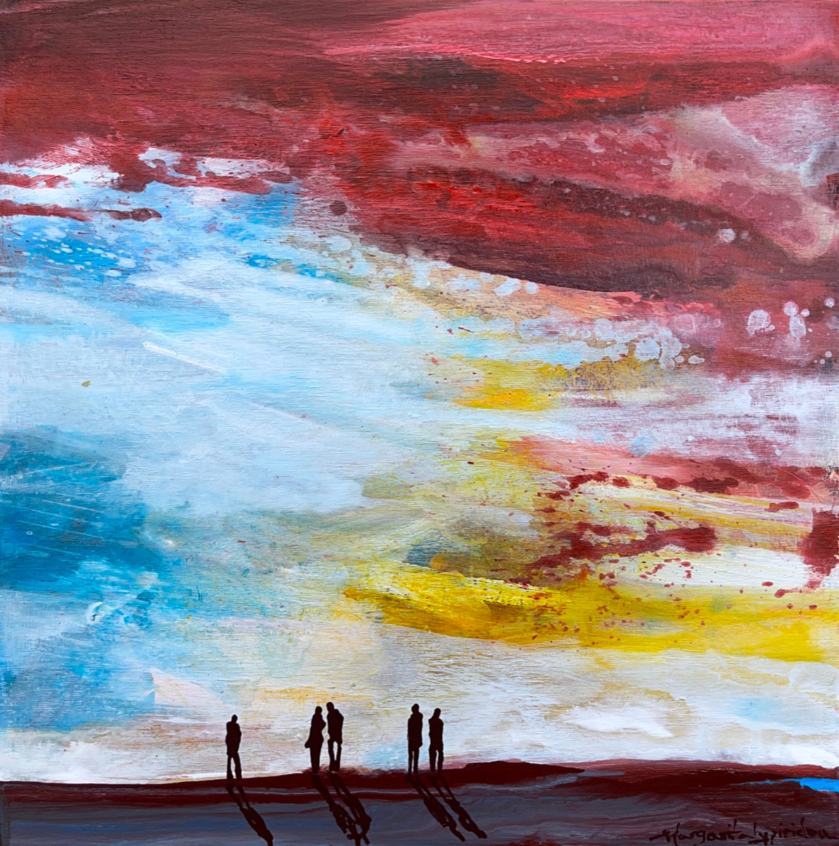 Quiet Turbulence <br>25x25x3 cm<br>9.8”x9.8”x1.2"