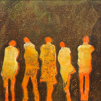 Radiant People <br>14x14 cm, 25x25 cm with mat<br>5.5”x5.5”, 9.8`’x9.8” with mat