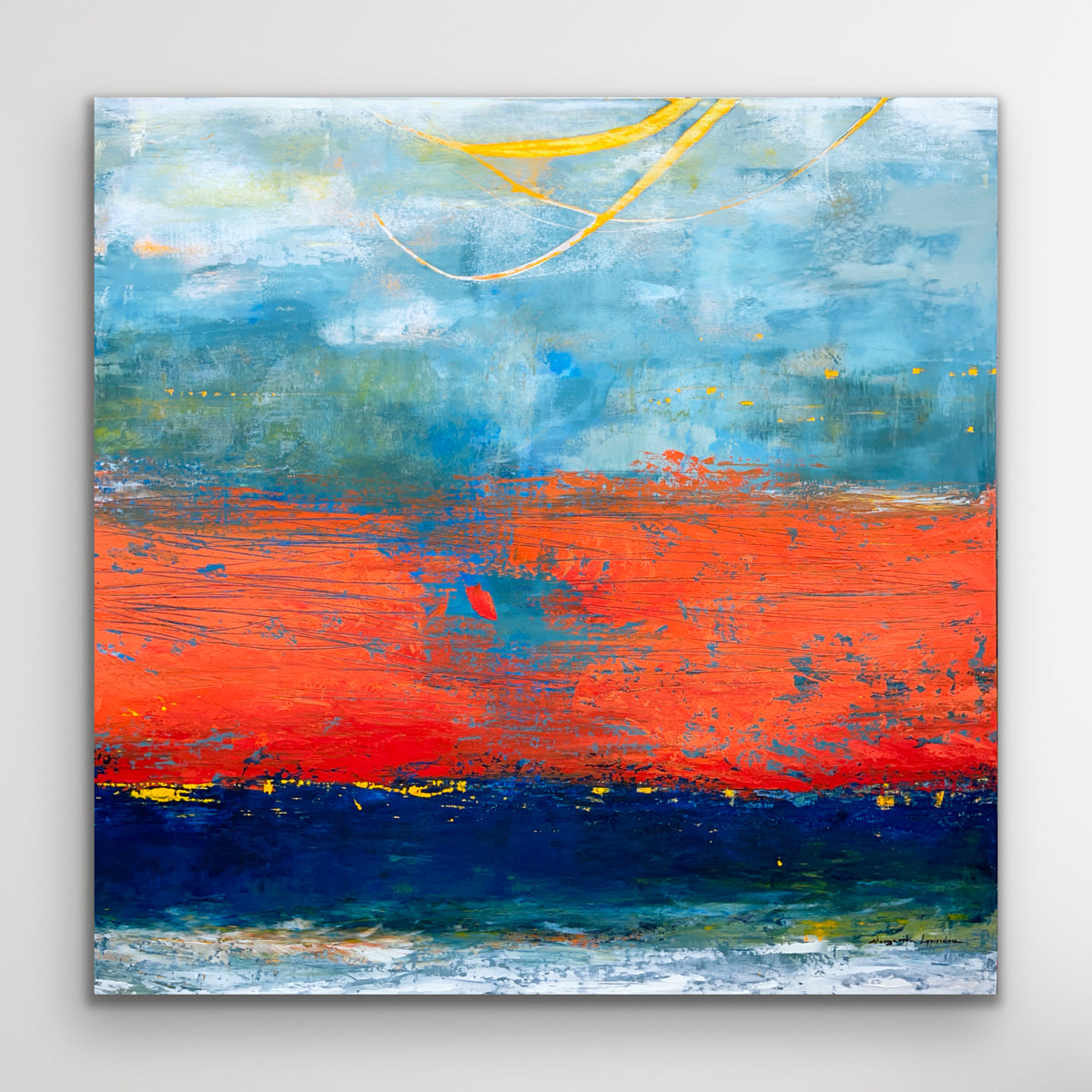 Reversal<br>101.6x101.6x3.8cm<br>40”x40”x1.5”