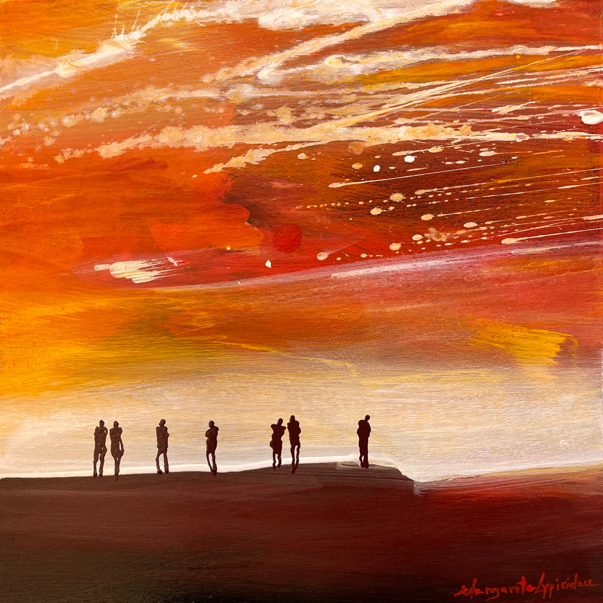 Shooting Stars <br>25x25x3 cm<br>9.8”x9.8”x1.2"