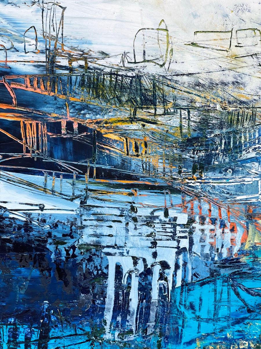 Show Me Your Vision<br>76.2x76.2x1.9cm<br>30”x30”x0.75”