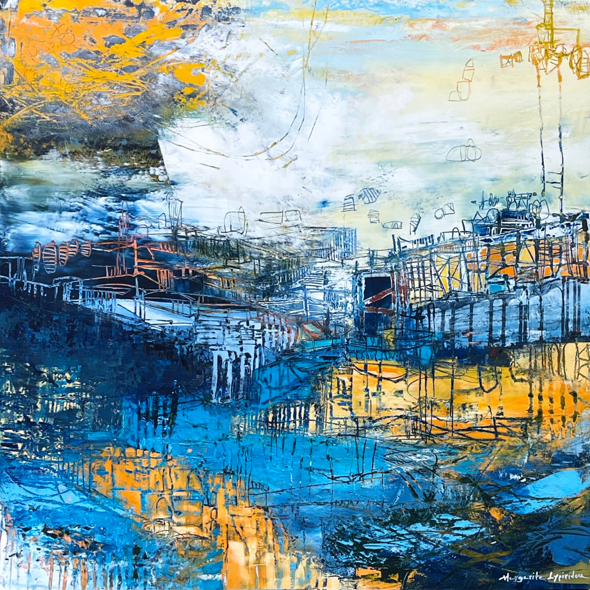 Show Me Your Vision<br>76.2x76.2x1.9cm<br>30”x30”x0.75”