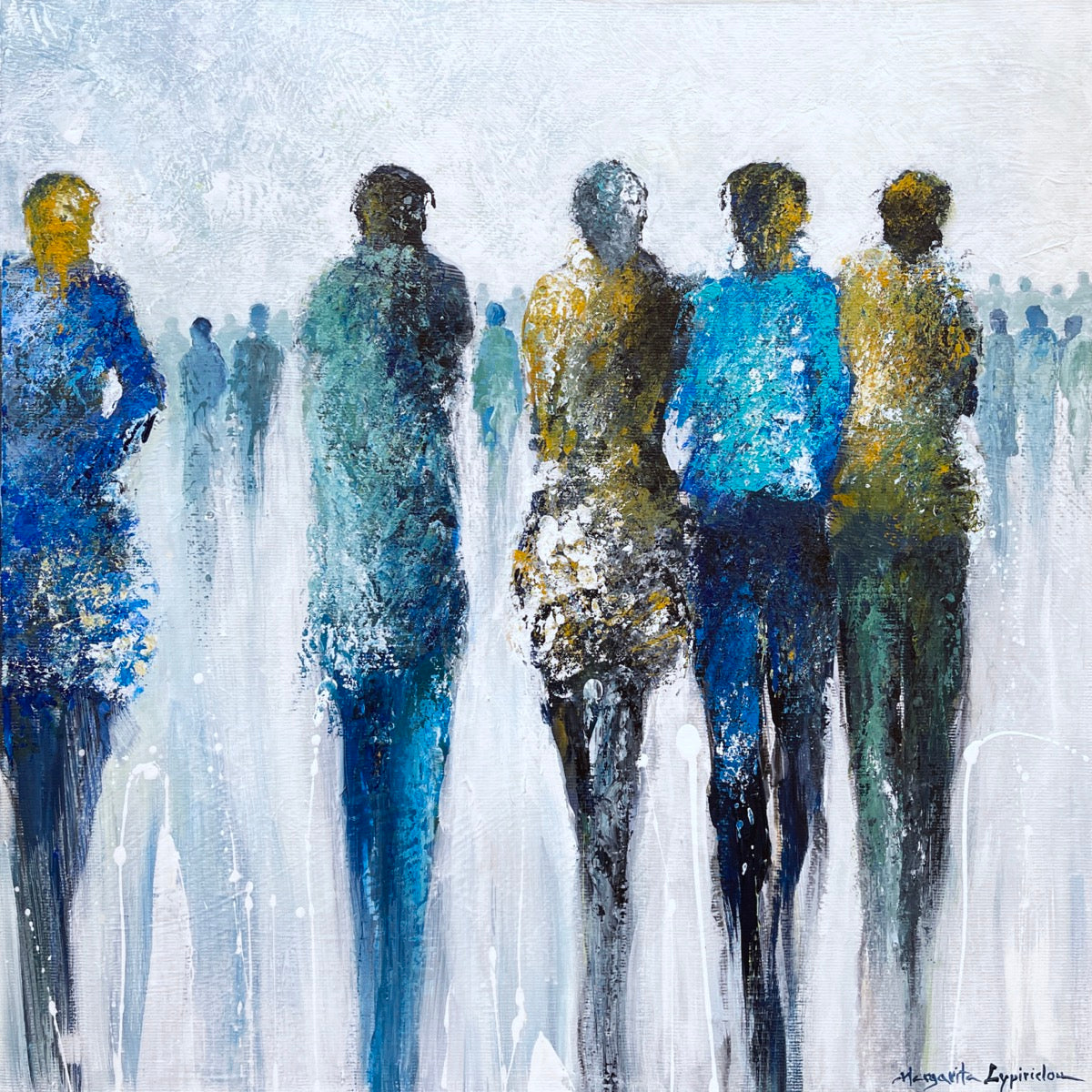 Some For The Road <br>40x40x3 cm<br>15.7”x15.7”x1.2"