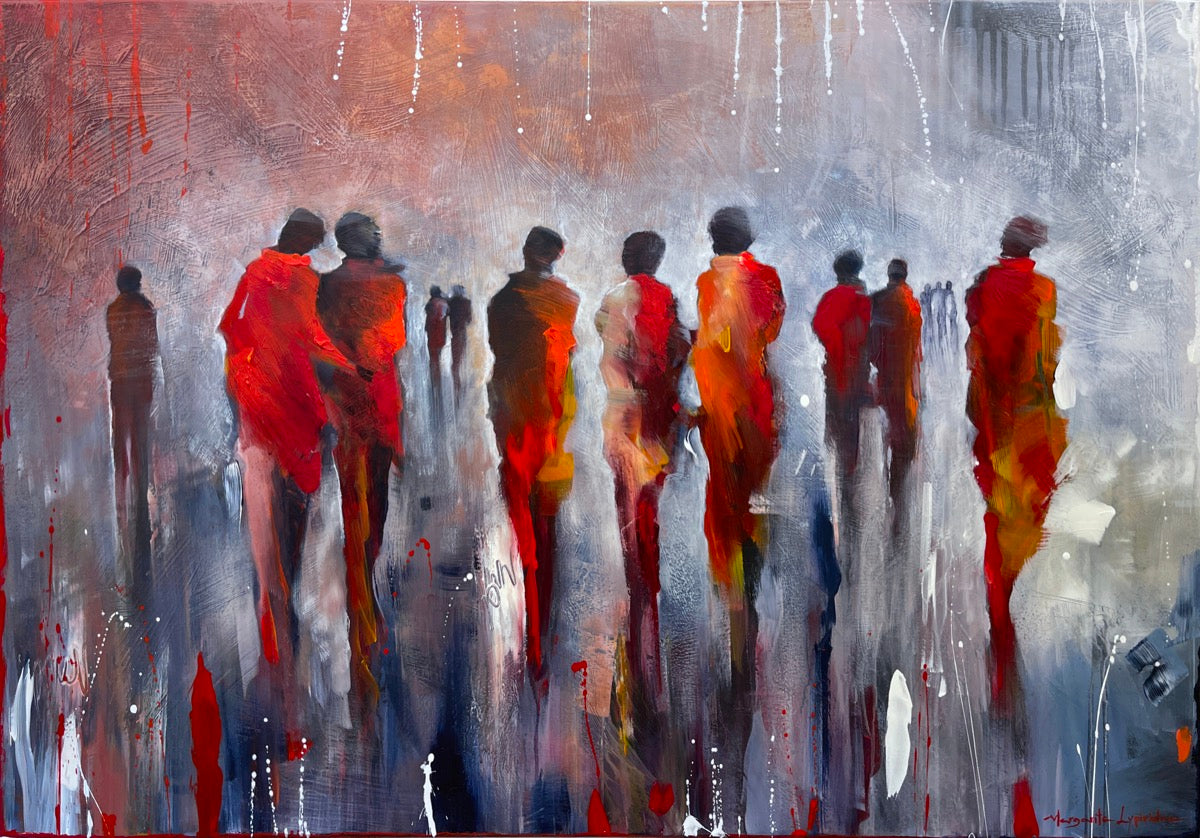 Strangers In The Light <br>70x100x3 cm<br>27.5”x39.3”x1.2”