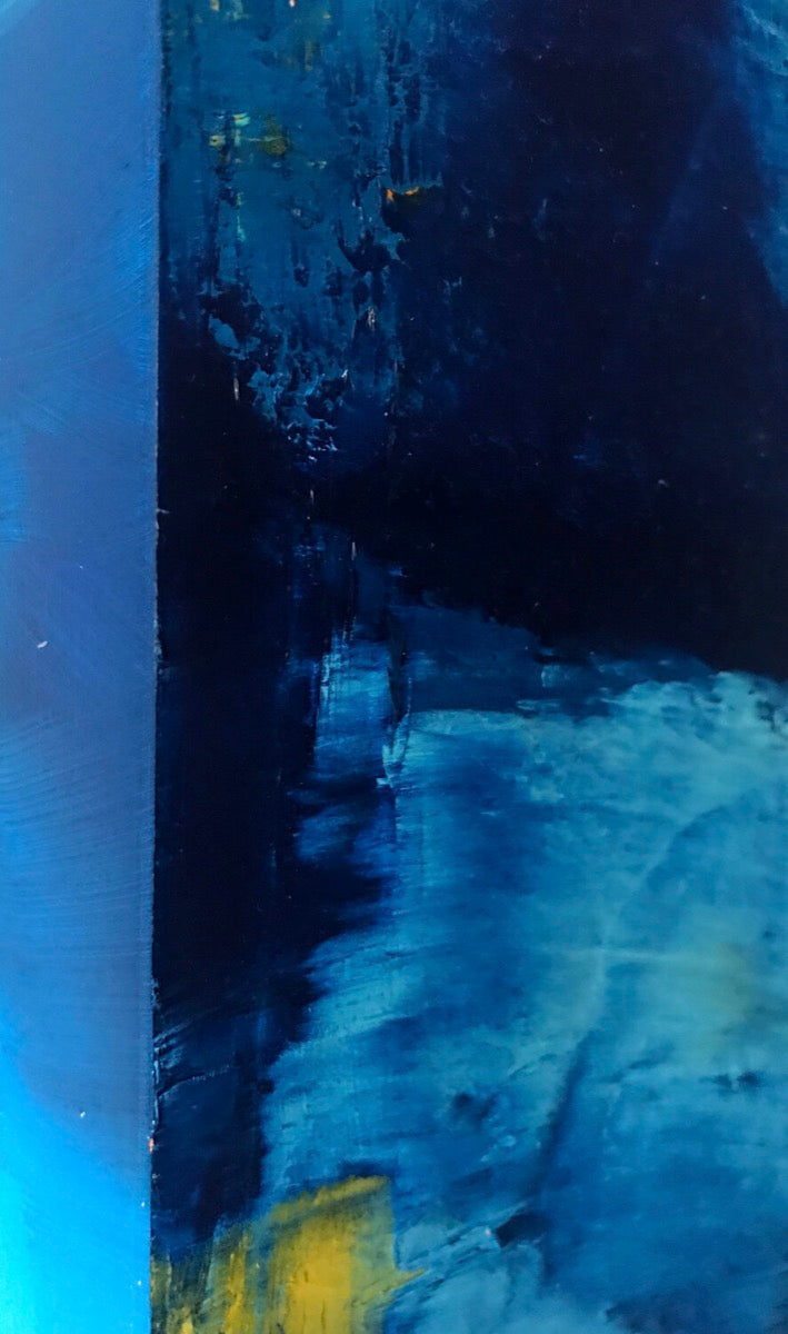 Sudden Blue <br>60.9x60.9x3.8 cm<br>24”x24”x1.5"