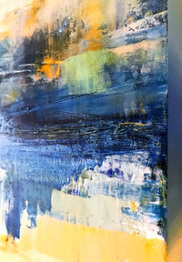 Sudden Blue <br>60.9x60.9x3.8 cm<br>24”x24”x1.5"