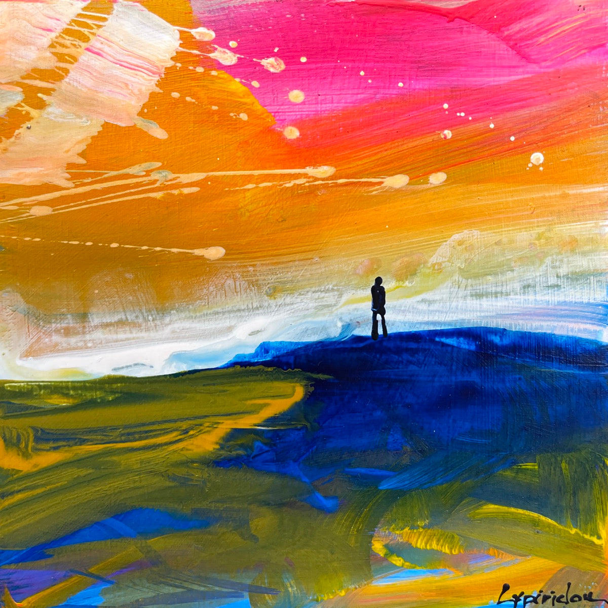 Summer Intensity #1 <br>15x15x3 cm<br>6”x6”x1.2"