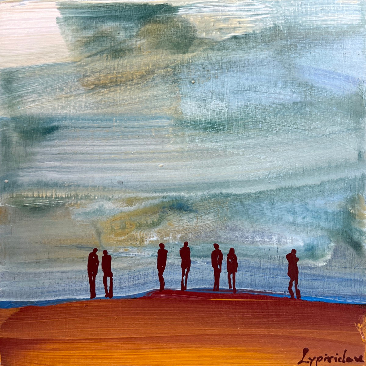 Summer Intensity #4 <br>15x15x3 cm<br>6”x6”x1.2"