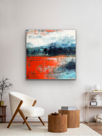 Tender Lands<br>101.6x101.6x1.9cm<br>40”x40”x0.75”