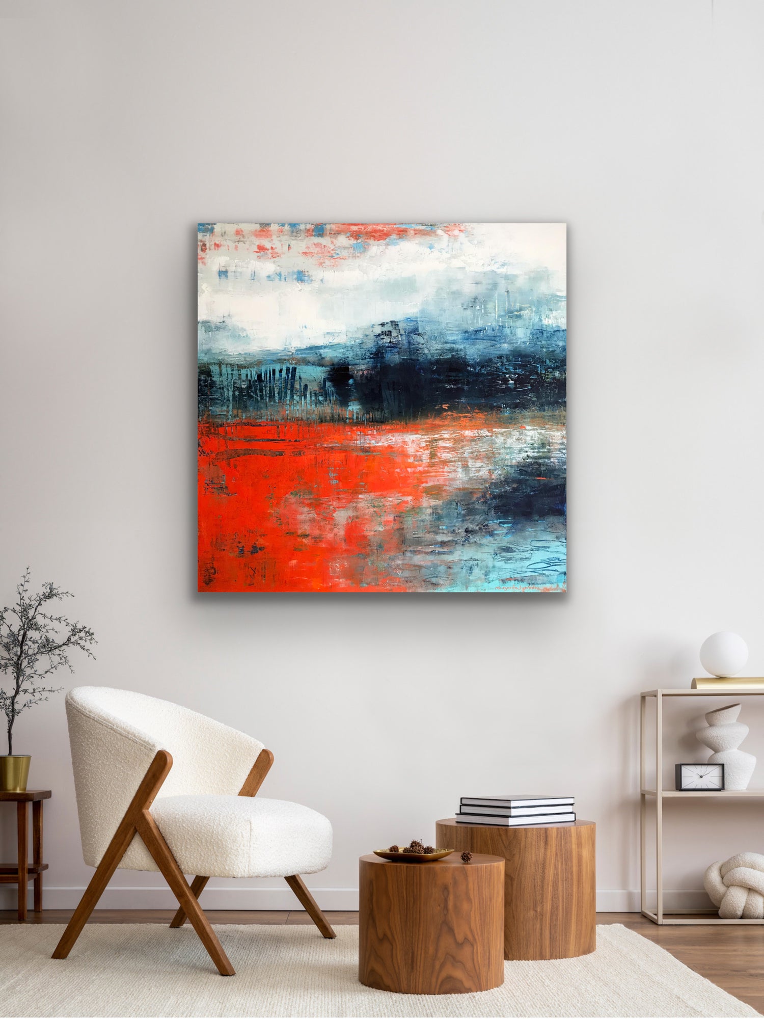 Tender Lands<br>101.6x101.6x1.9cm<br>40”x40”x0.75”