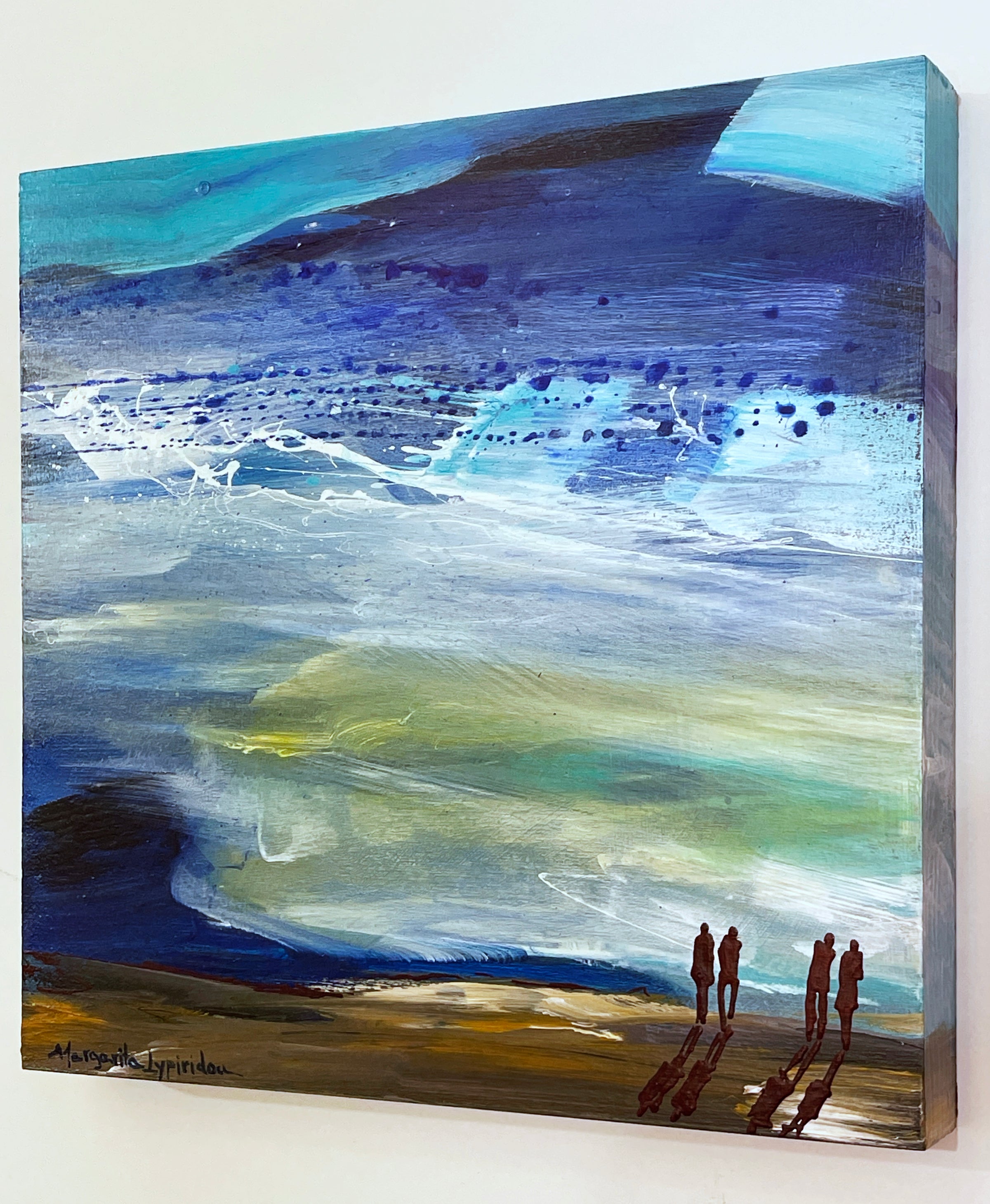 Tender Wave <br>25x25x3 cm<br>9.8”x9.8”x1.2"