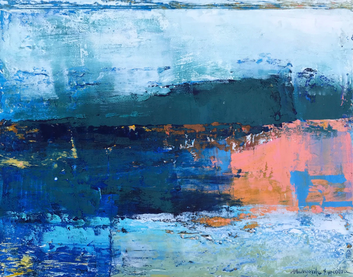 The Beach In My Dream <br>27.9x35.5x1.9 cm<br>11”x14”x0.75”