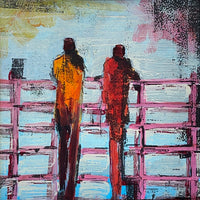 The Departure <br>14x14 cm, 25x25 cm with mat<br>5.5”x5.5”, 9.8`’x9.8” with mat