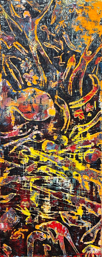 The End Of Reason <br>125x50x2.5 cm<br>49.2”x19.7”x1"