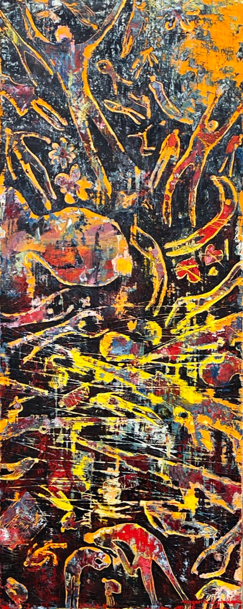The End Of Reason <br>125x50x2.5 cm<br>49.2”x19.7”x1"