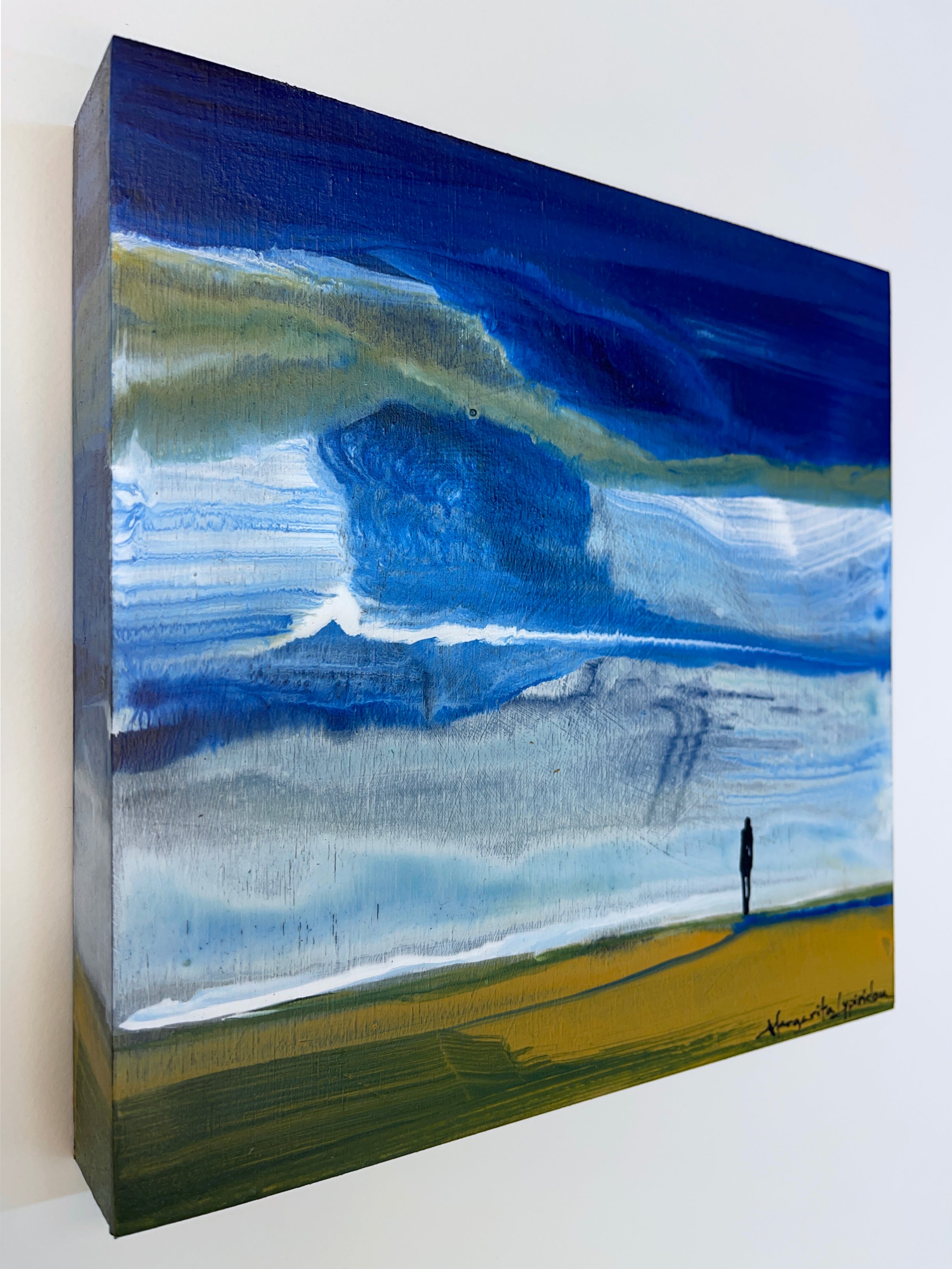 The Long Walk <br>20x20x3 cm<br>8”x8"x1.2"