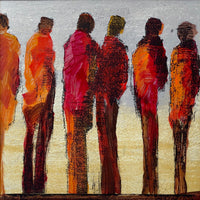 The Six Of Us<br>14x14 cm, 25x25 cm with mat<br>5.5”x5.5”, 9.8`’x9.8” with mat
