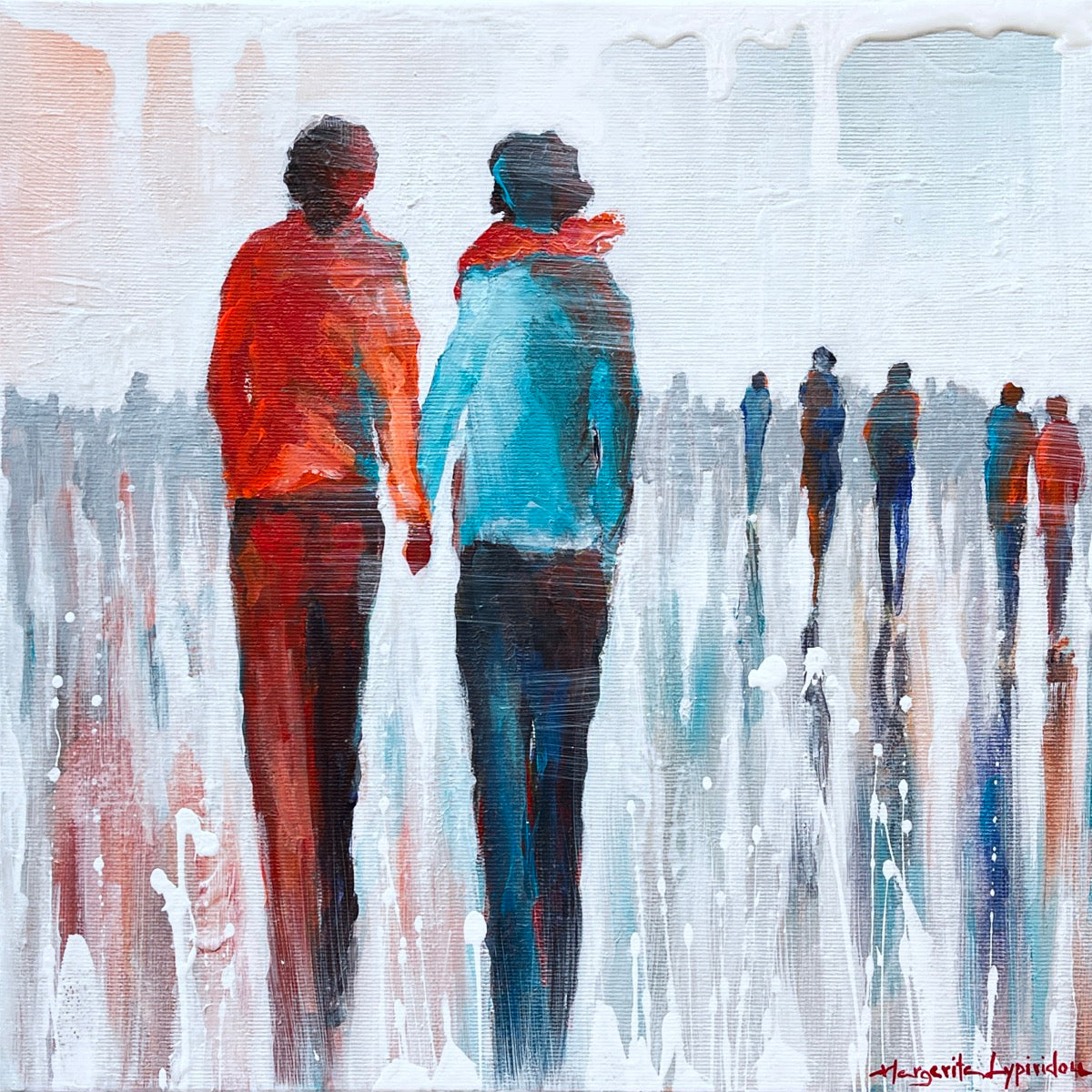 Together We Sing <br>30x30x3 cm<br>12”x12"x1.2"