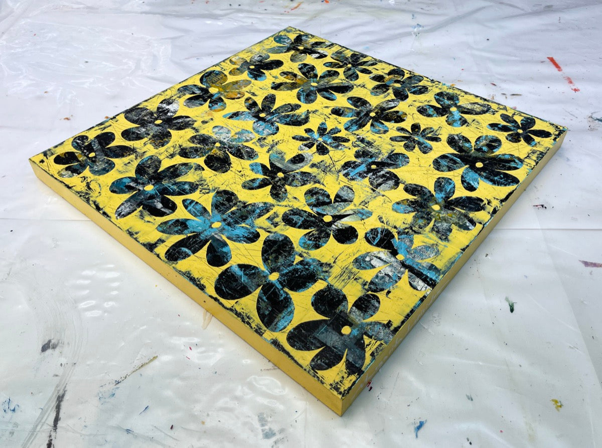 Twenty Five Wishes <br>40x40x2.5 cm<br>15.8"x15.8"x1"
