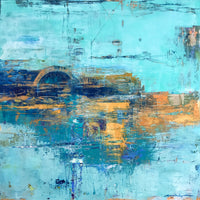 Upon Reflection <br>60.9x60.9x3.8 cm<br>24”x24”x1.5”