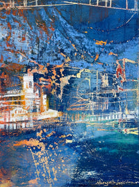 When The Seagulls Fall Asleep <br>30.5x22.9x2.5 cm<br>12”x9”x1”