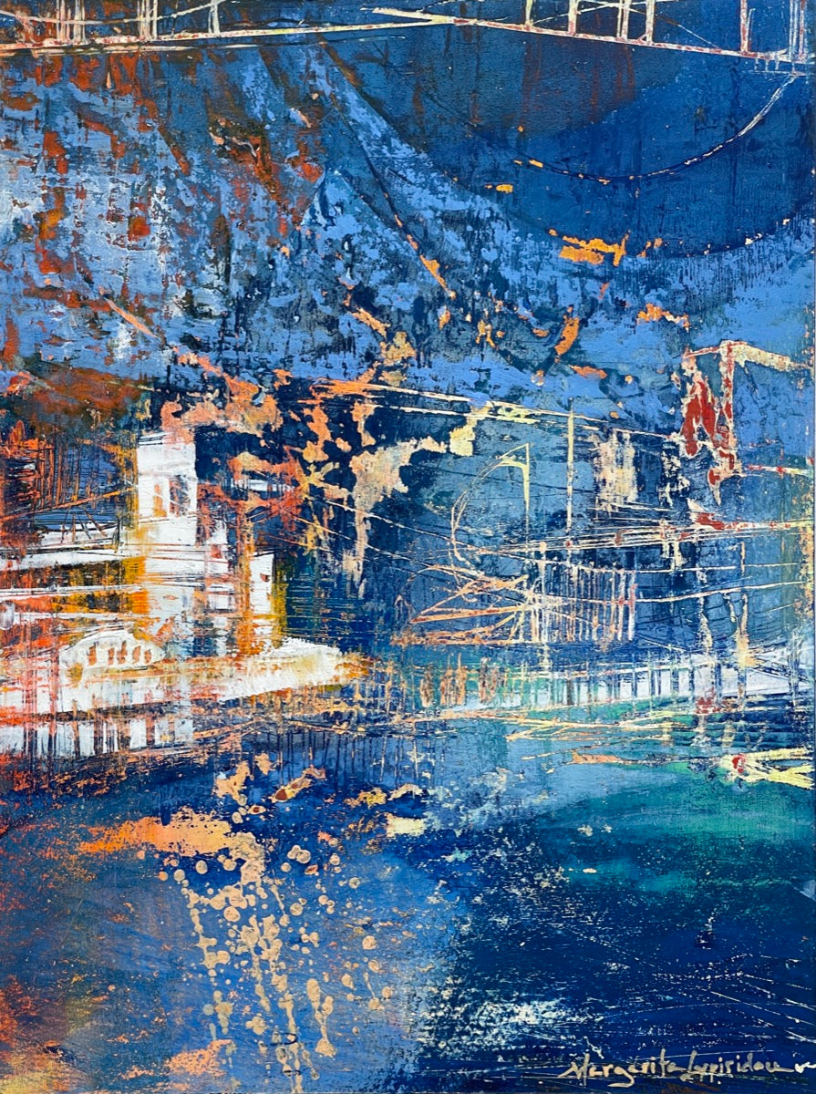 When The Seagulls Fall Asleep <br>30.5x22.9x2.5 cm<br>12”x9”x1”