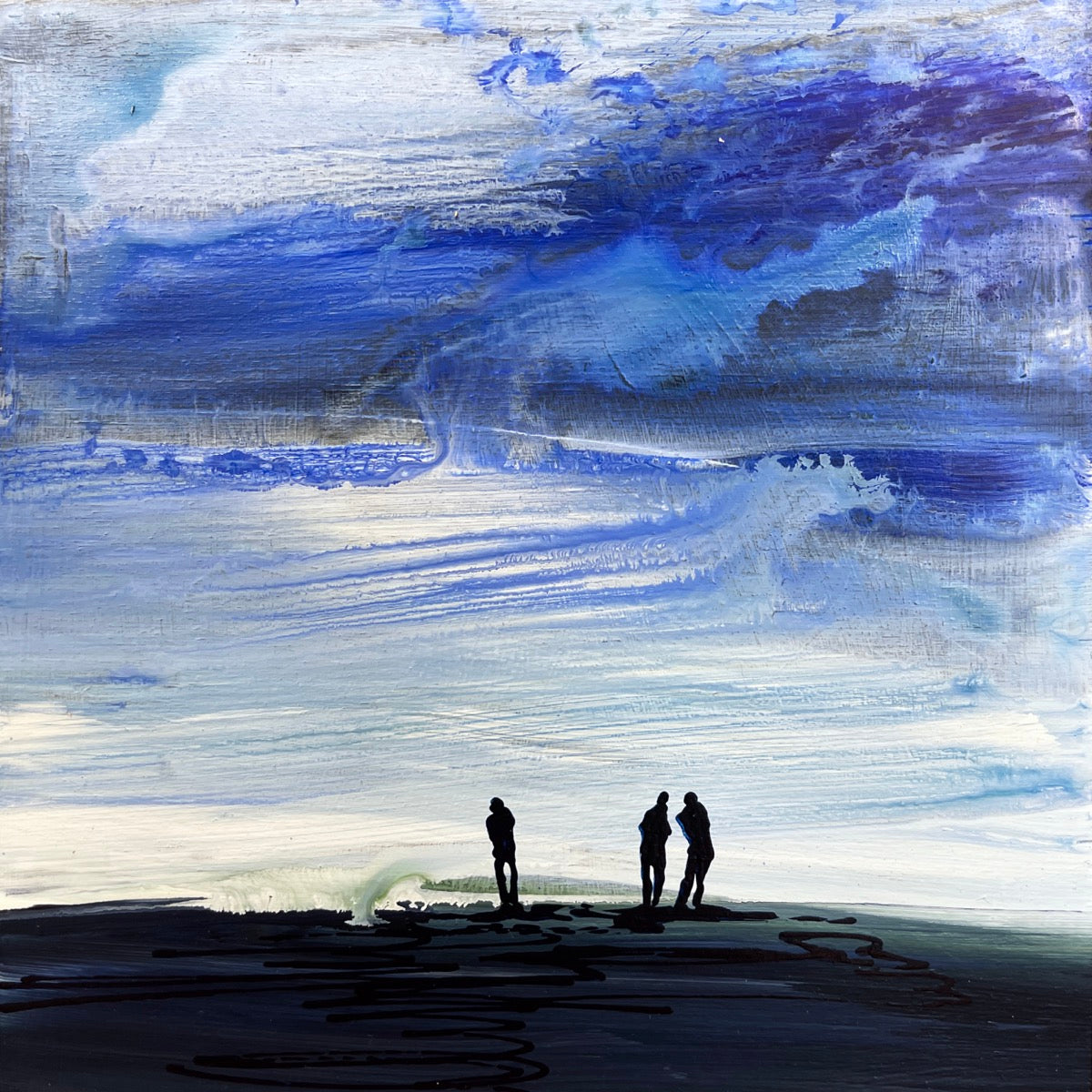 Whispers In My Ear <br>20x20x3 cm<br>8”x8"x1.2"