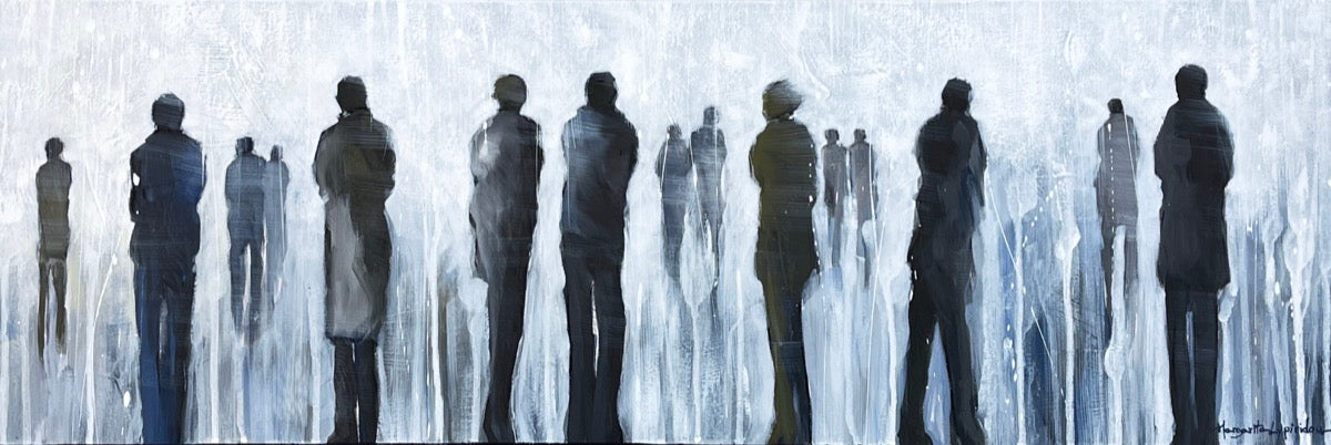 White Rain <br>25.4x76.2x3.8 cm<br>10”x30”x1.5”