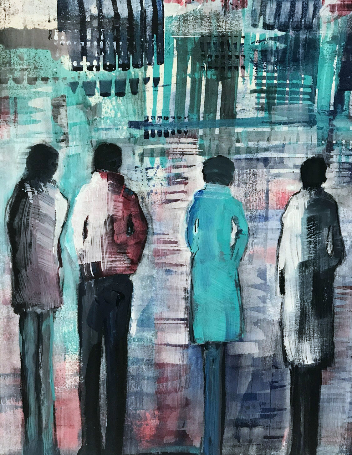Urban Beauty <br>91.4x91.4x3.8 cm<br>36”x36”x1.5”
