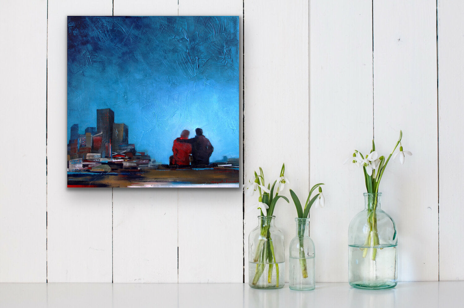 A Feeling Of Togetherness <br>50.8x50.8x3.8 cm<br>20”x20”x1.5”