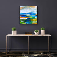 Wishing On A Star <br>60.9x60.9x3.8 cm<br>24”x24"x1.5"