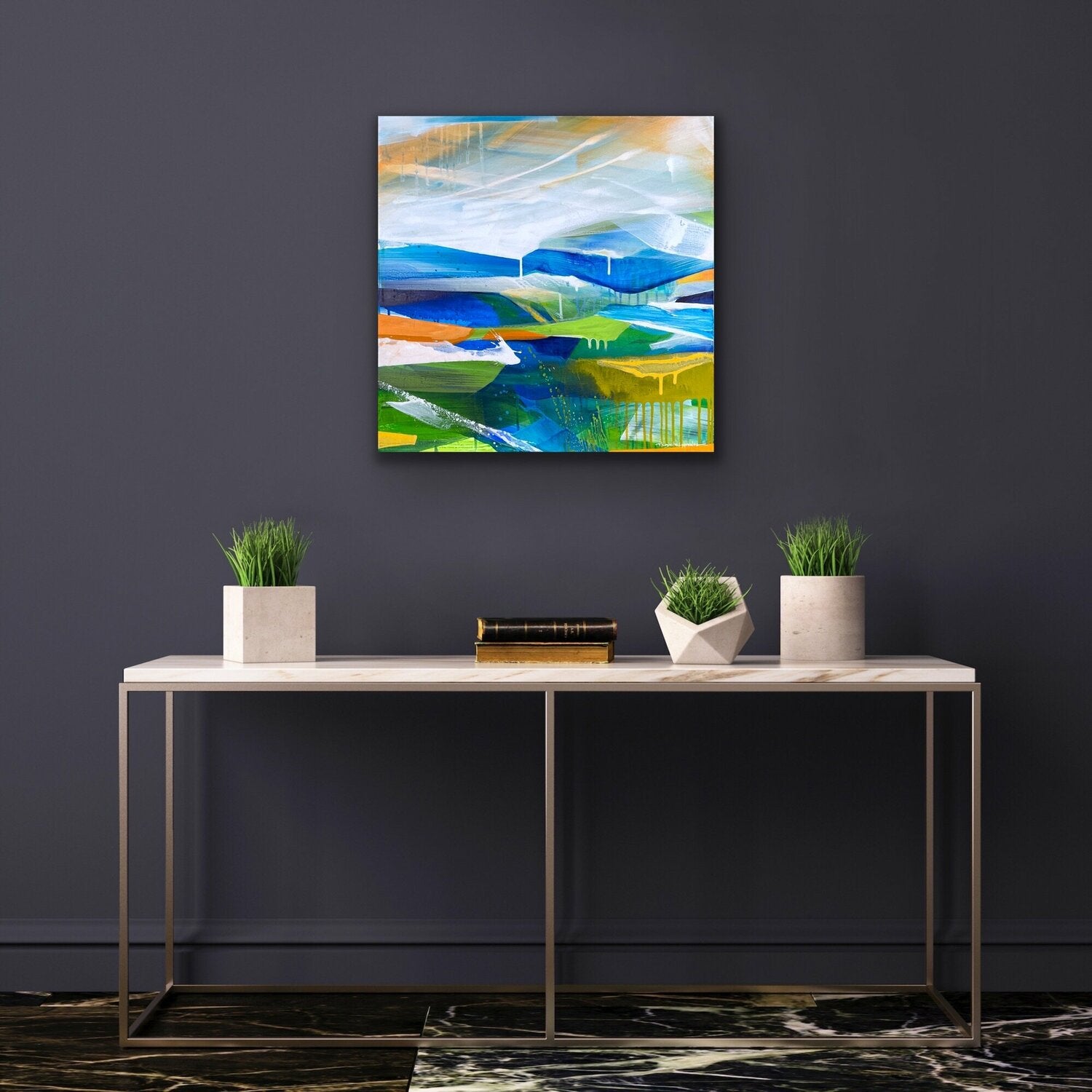 Wishing On A Star <br>60.9x60.9x3.8 cm<br>24”x24"x1.5"