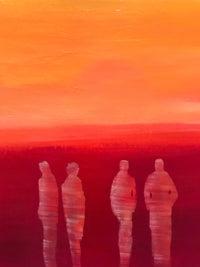 À l’ aube <br>122x122x3.8 cm<br>48”x48”x1.5"