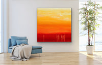 À l’ aube <br>122x122x3.8 cm<br>48”x48”x1.5"
