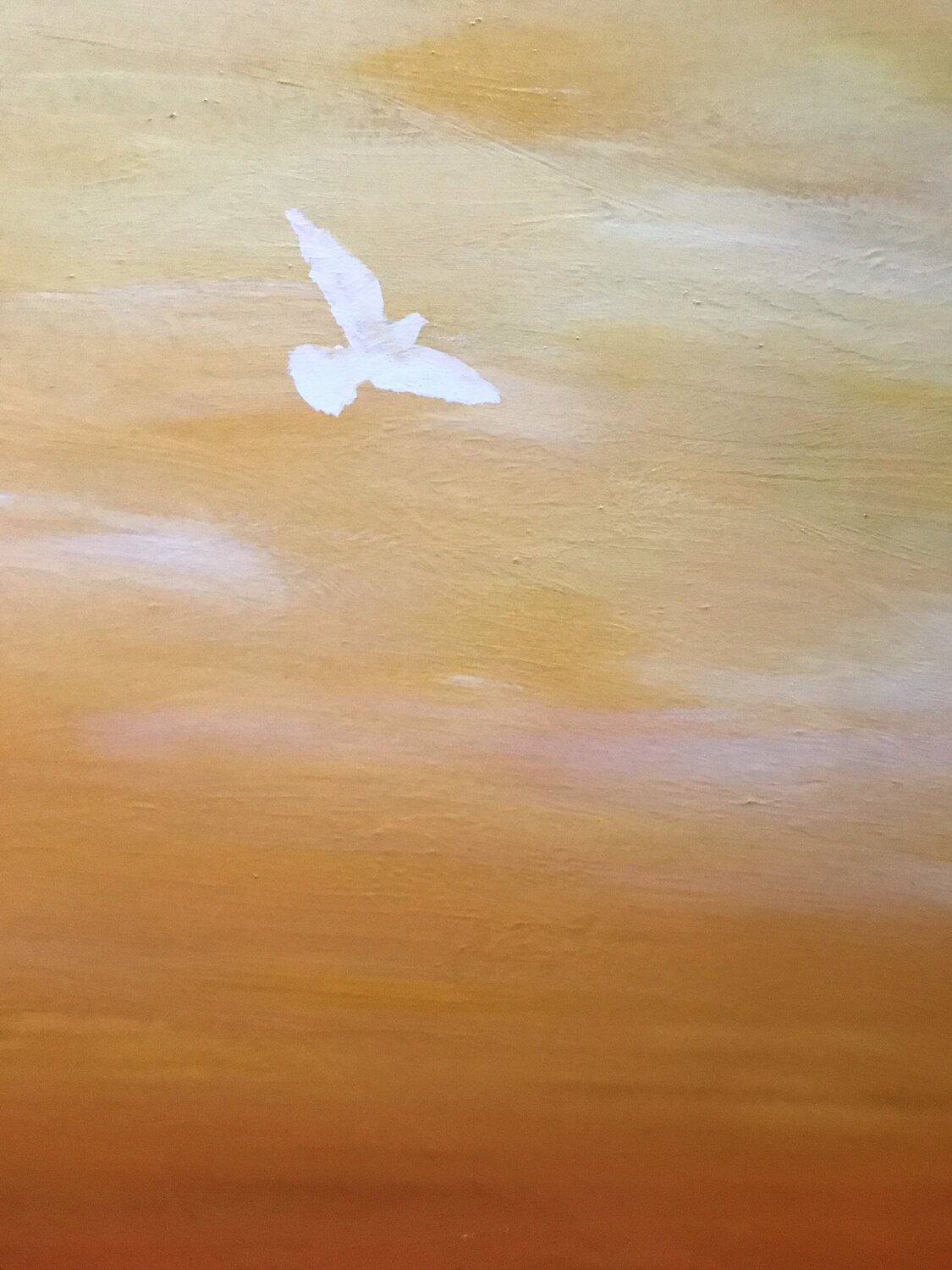 À l’ aube <br>122x122x3.8 cm<br>48”x48”x1.5"