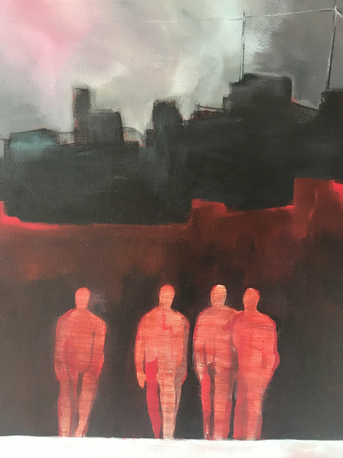 Hindsight <br>121.9x101.6x4 cm<br>48”x40”x1.6”
