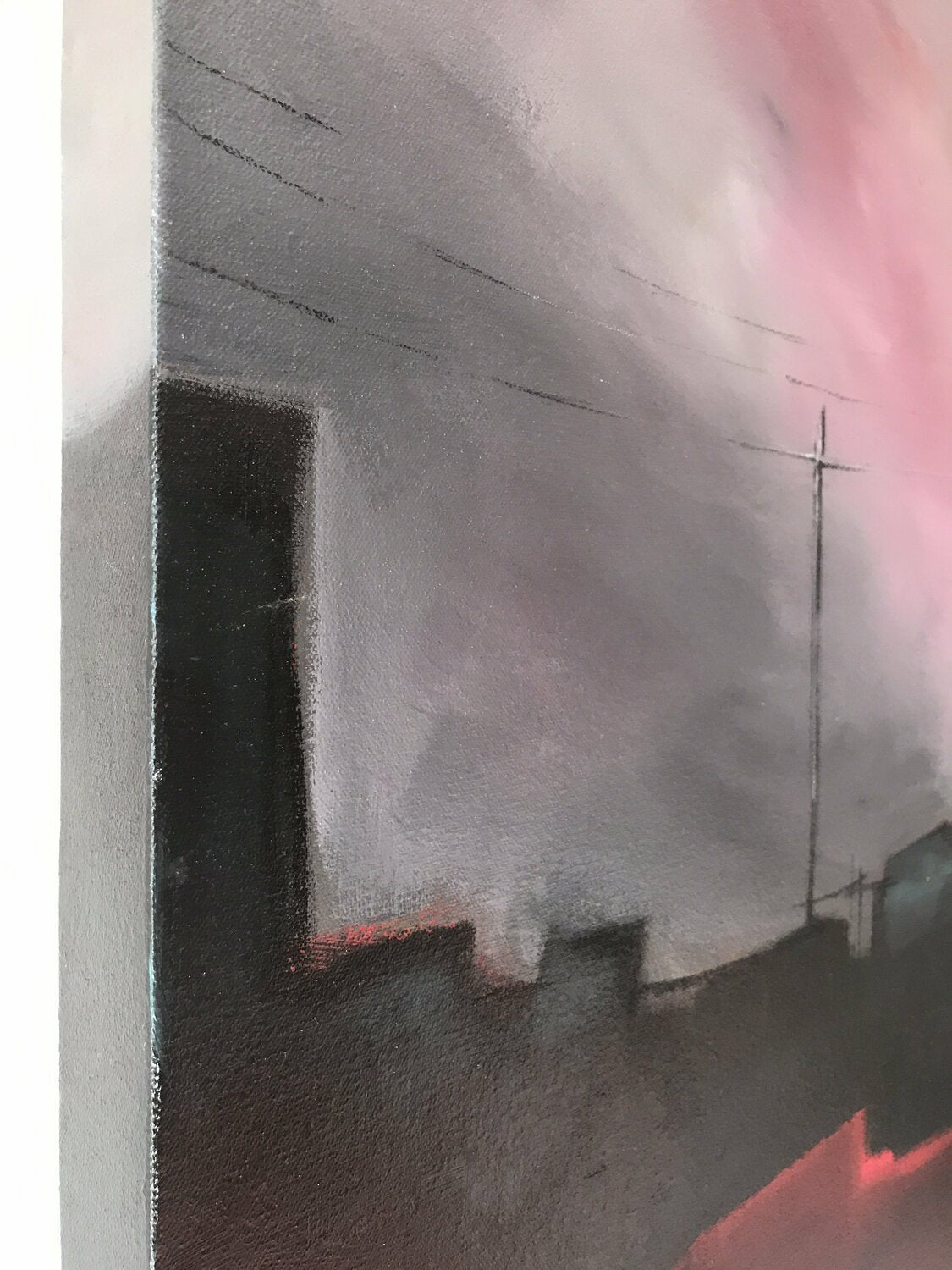 Hindsight <br>121.9x101.6x4 cm<br>48”x40”x1.6”