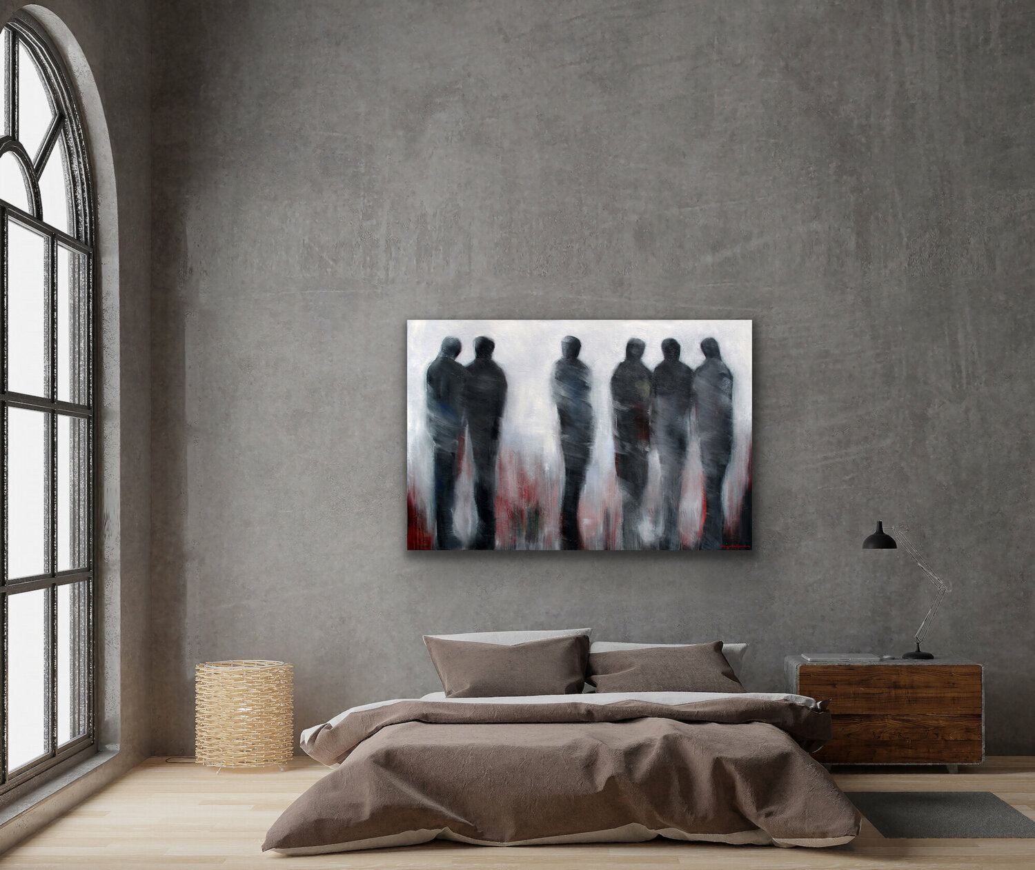 Reunification <br>122x182.9x3.8 cm<br>48”x72”x1.5
